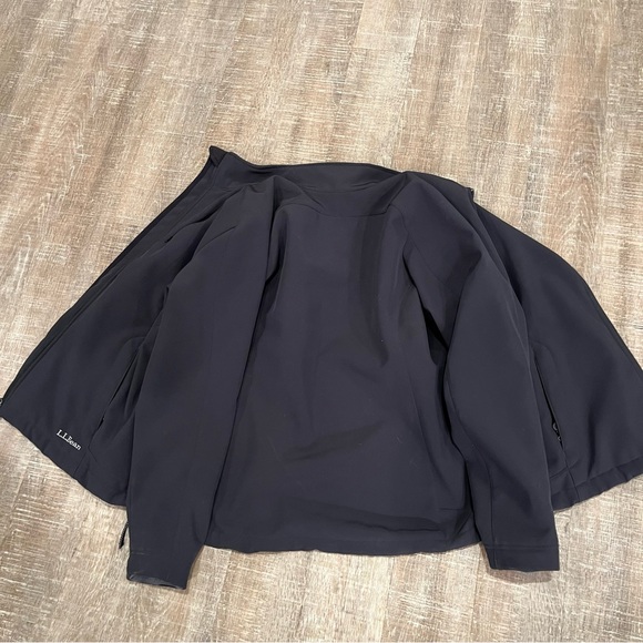 L.L. Bean Black Tech Jacket Men’s Size XL - Picture 4 of 5